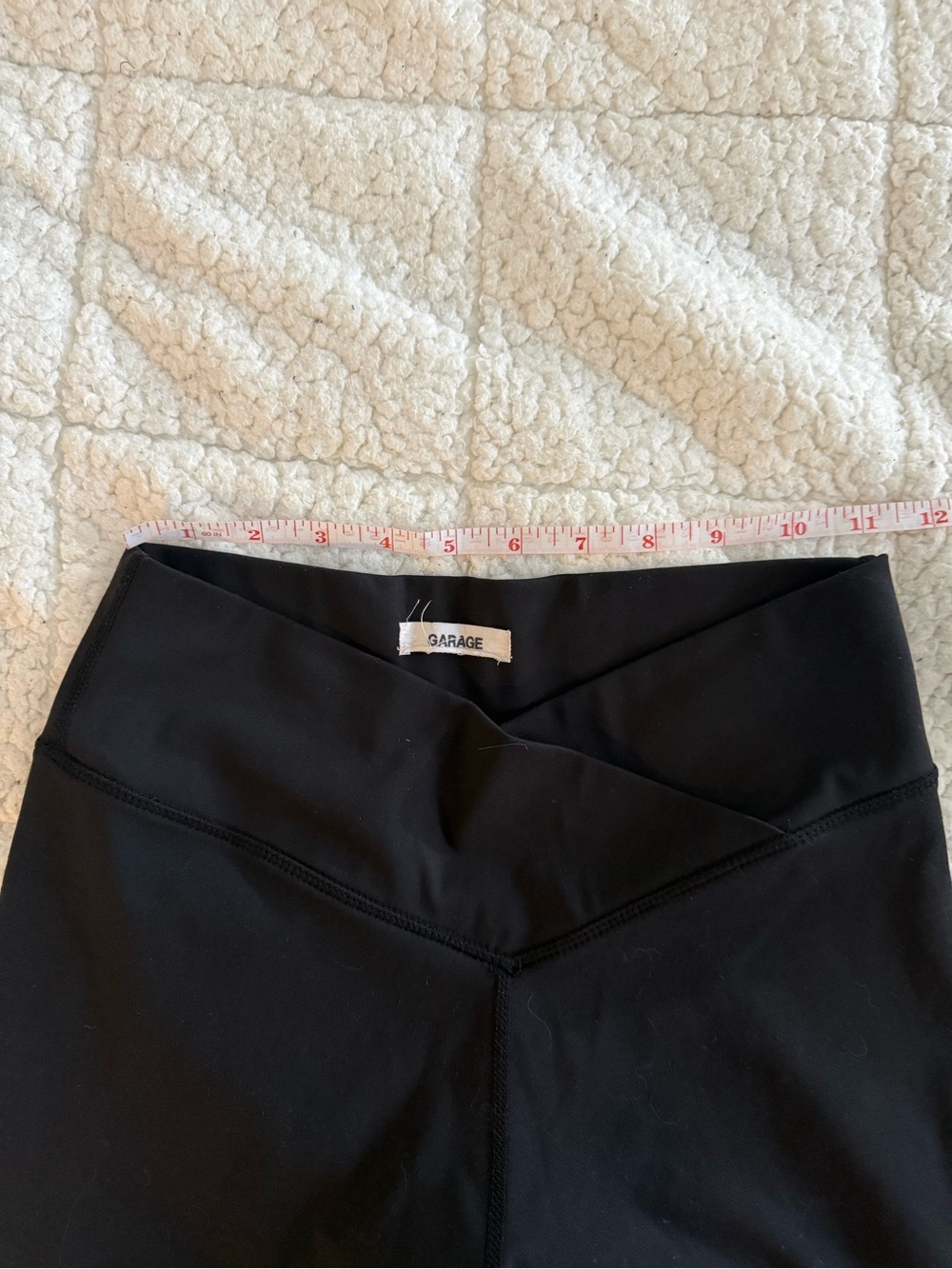 Garage Black V-Waist Athletic Bike Shorts - Picture 3 of 4